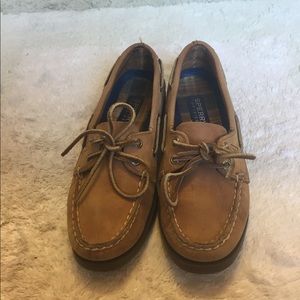 Brown Sperry Topsider Flats